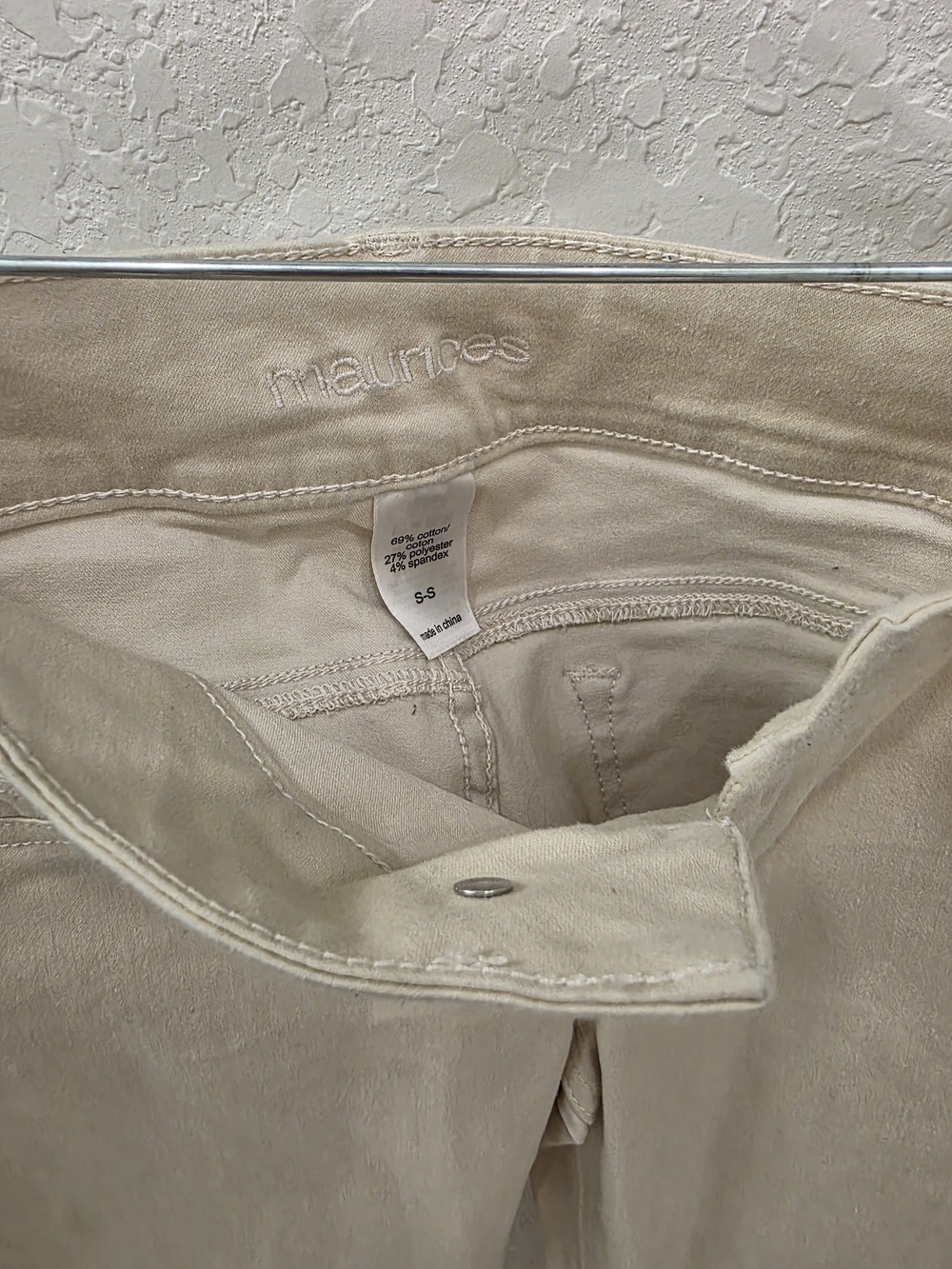 Maurices Cream Skinny Jeans - Picture 2 of 2